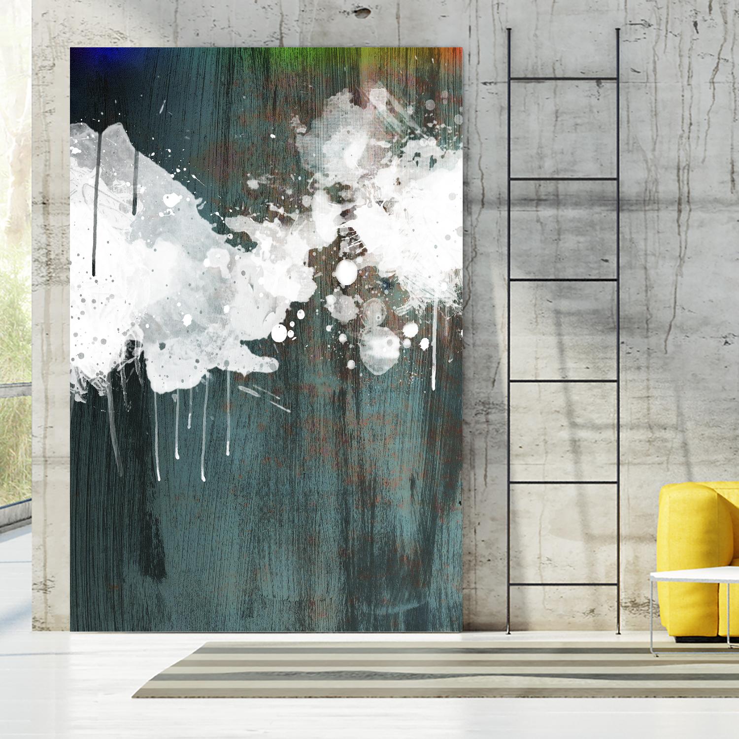 Clouds II by Enrico Varrasso on GIANT ART - blue abstract