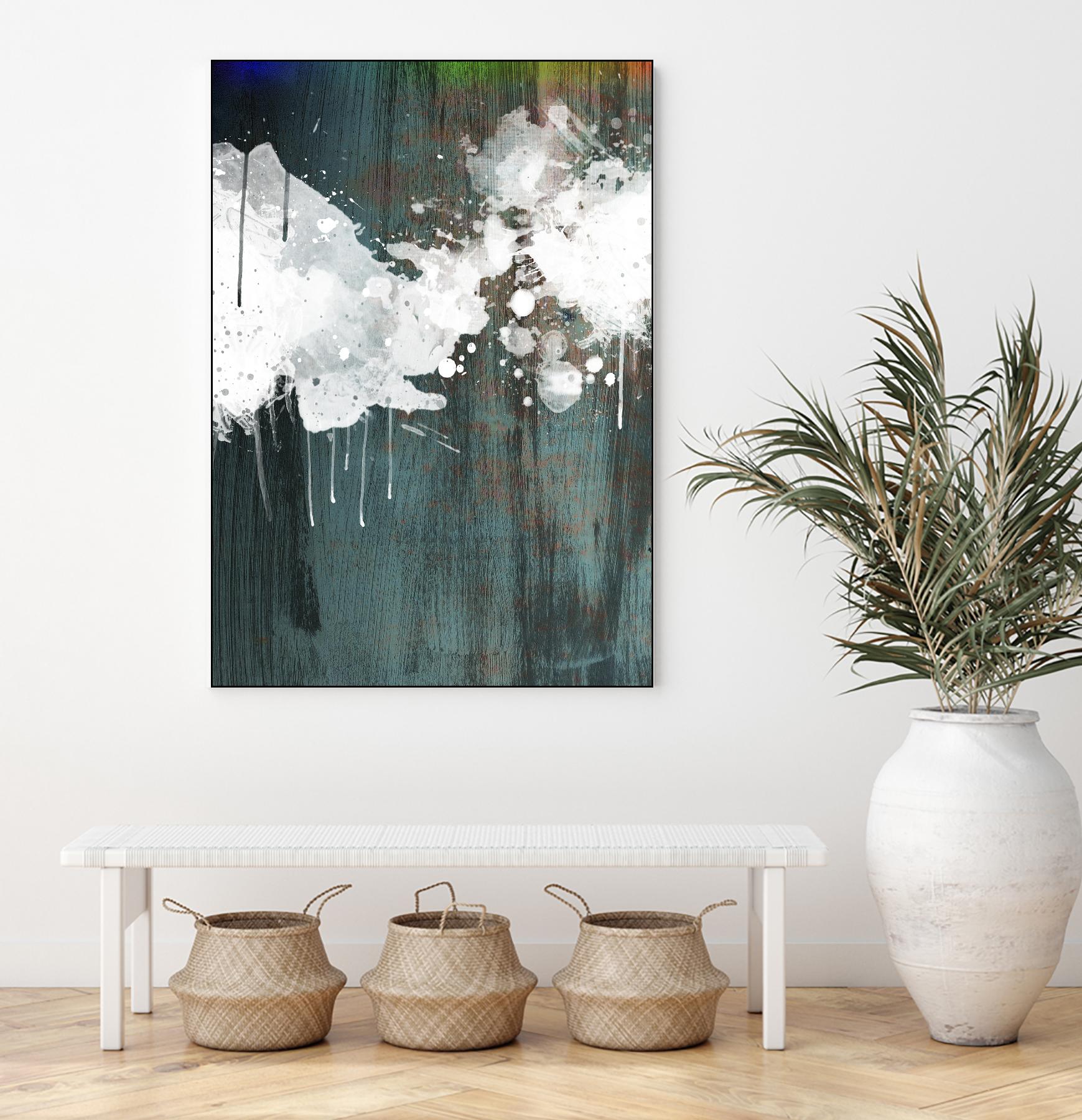 Clouds II by Enrico Varrasso on GIANT ART - blue abstract