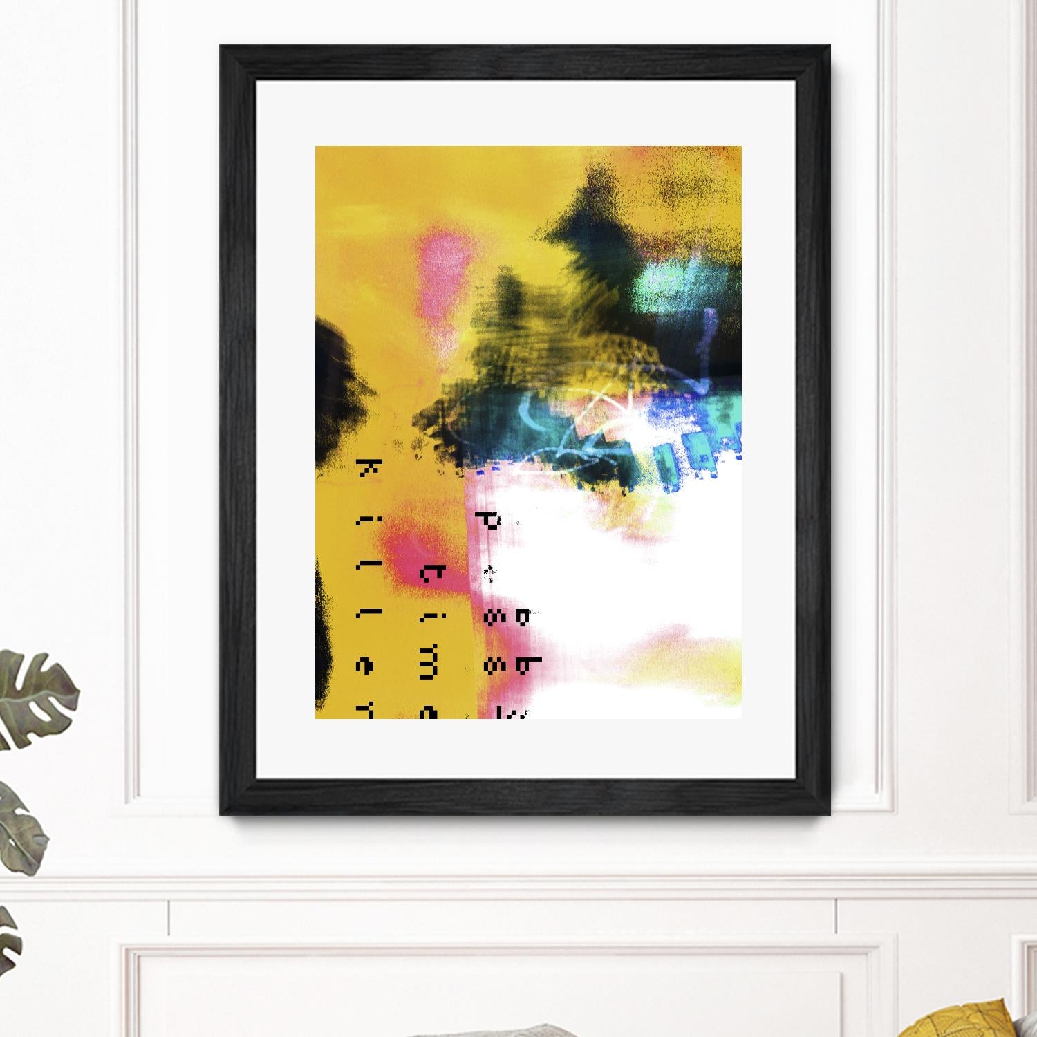 Pass Time II by Enrico Varrasso on GIANT ART - pink abstract