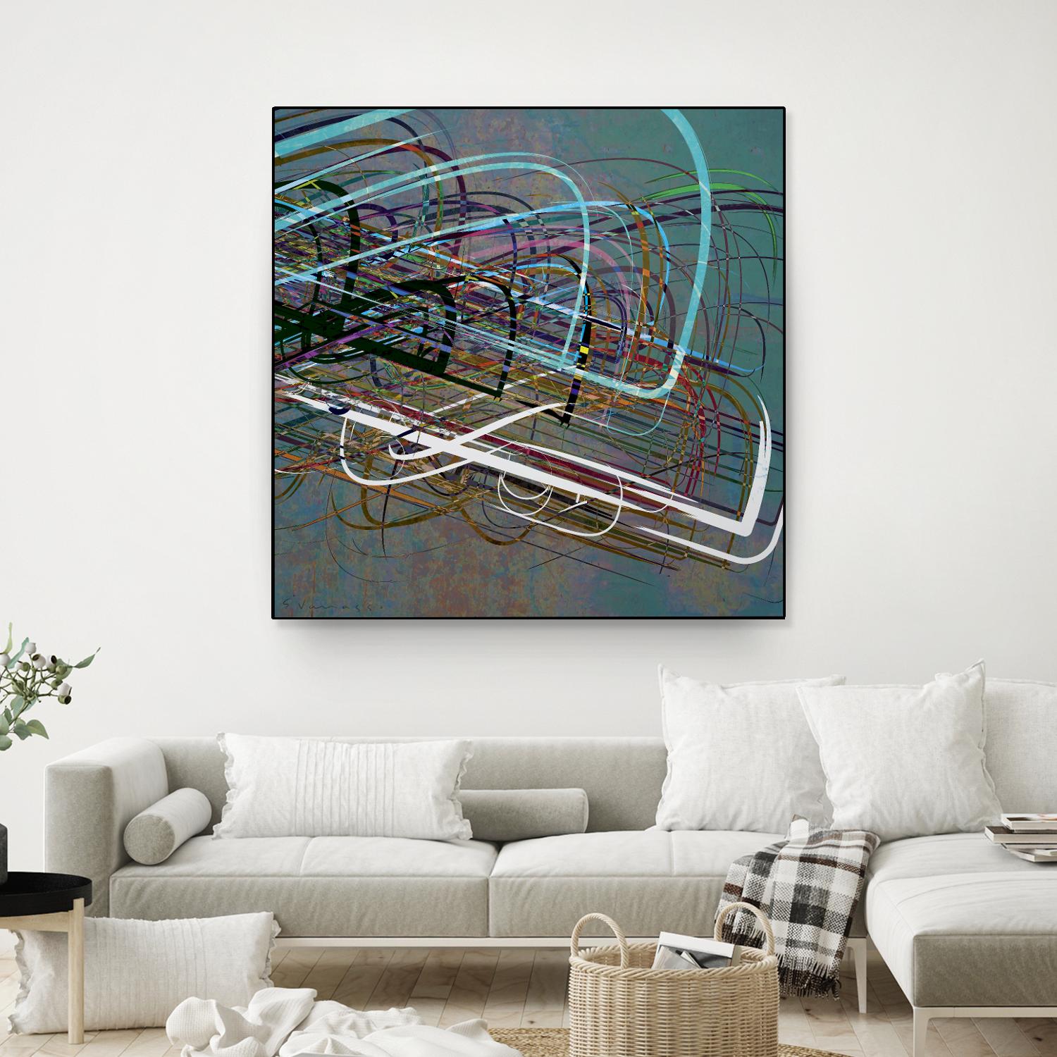 Electrical Currents III by Enrico Varrasso on GIANT ART - black abstract