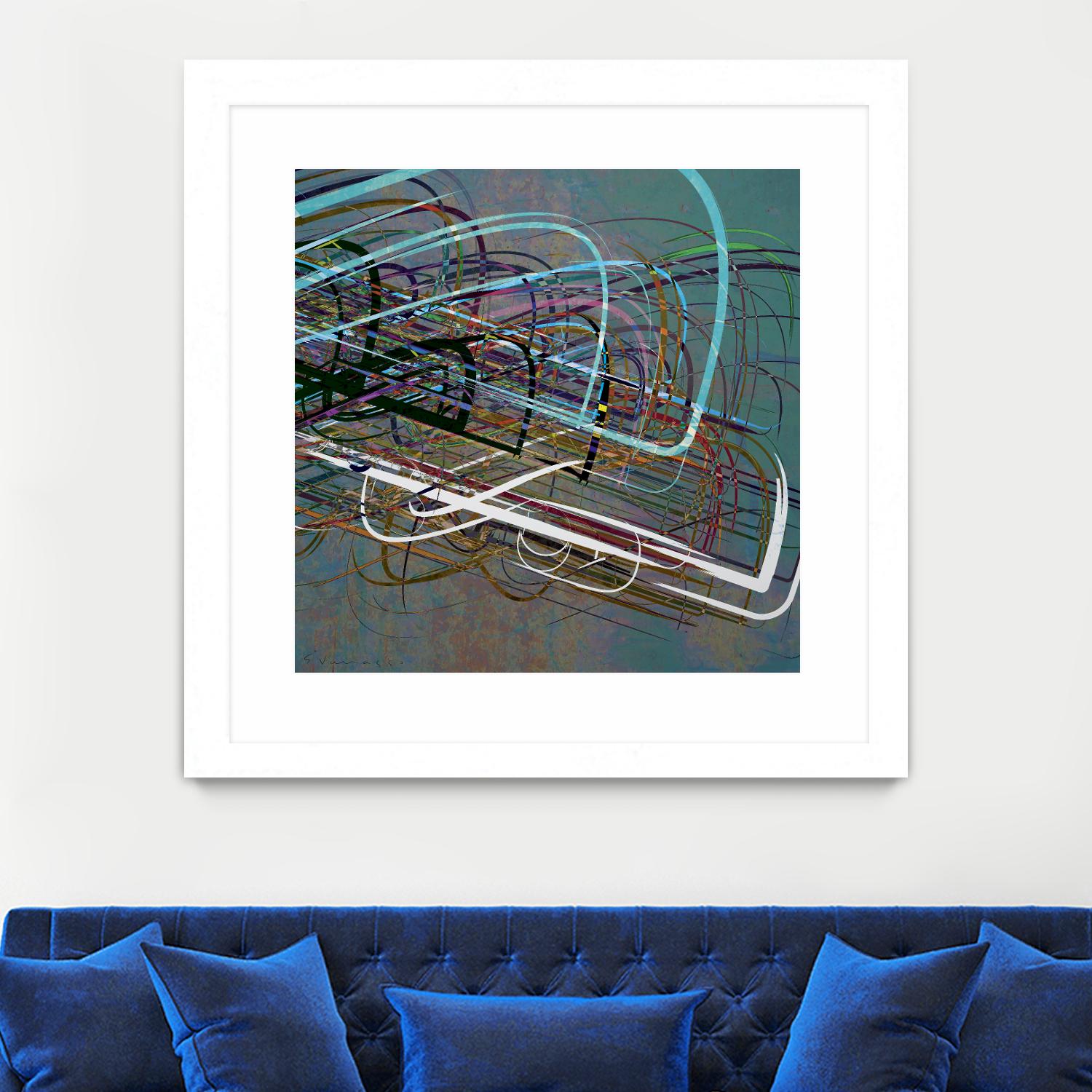 Electrical Currents III by Enrico Varrasso on GIANT ART - black abstract