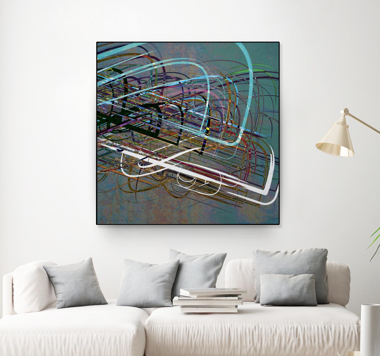 Electrical Currents III by Enrico Varrasso on GIANT ART - black abstract