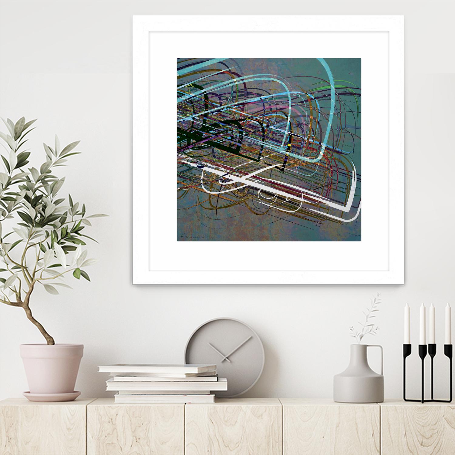 Electrical Currents III by Enrico Varrasso on GIANT ART - black abstract