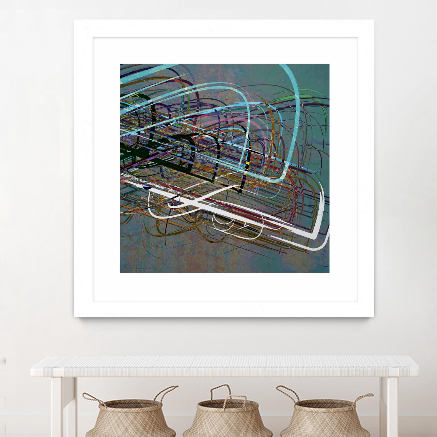 Electrical Currents III by Enrico Varrasso on GIANT ART - black abstract