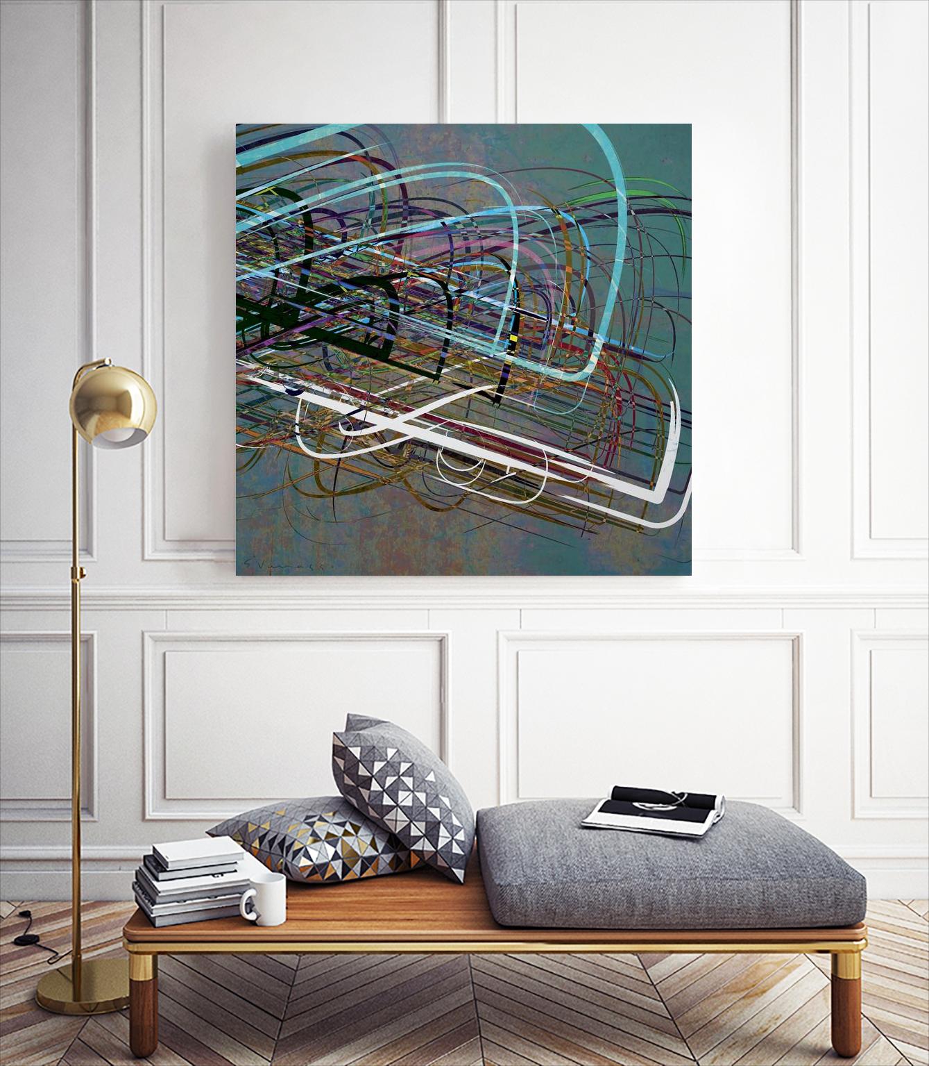 Electrical Currents III by Enrico Varrasso on GIANT ART - black abstract