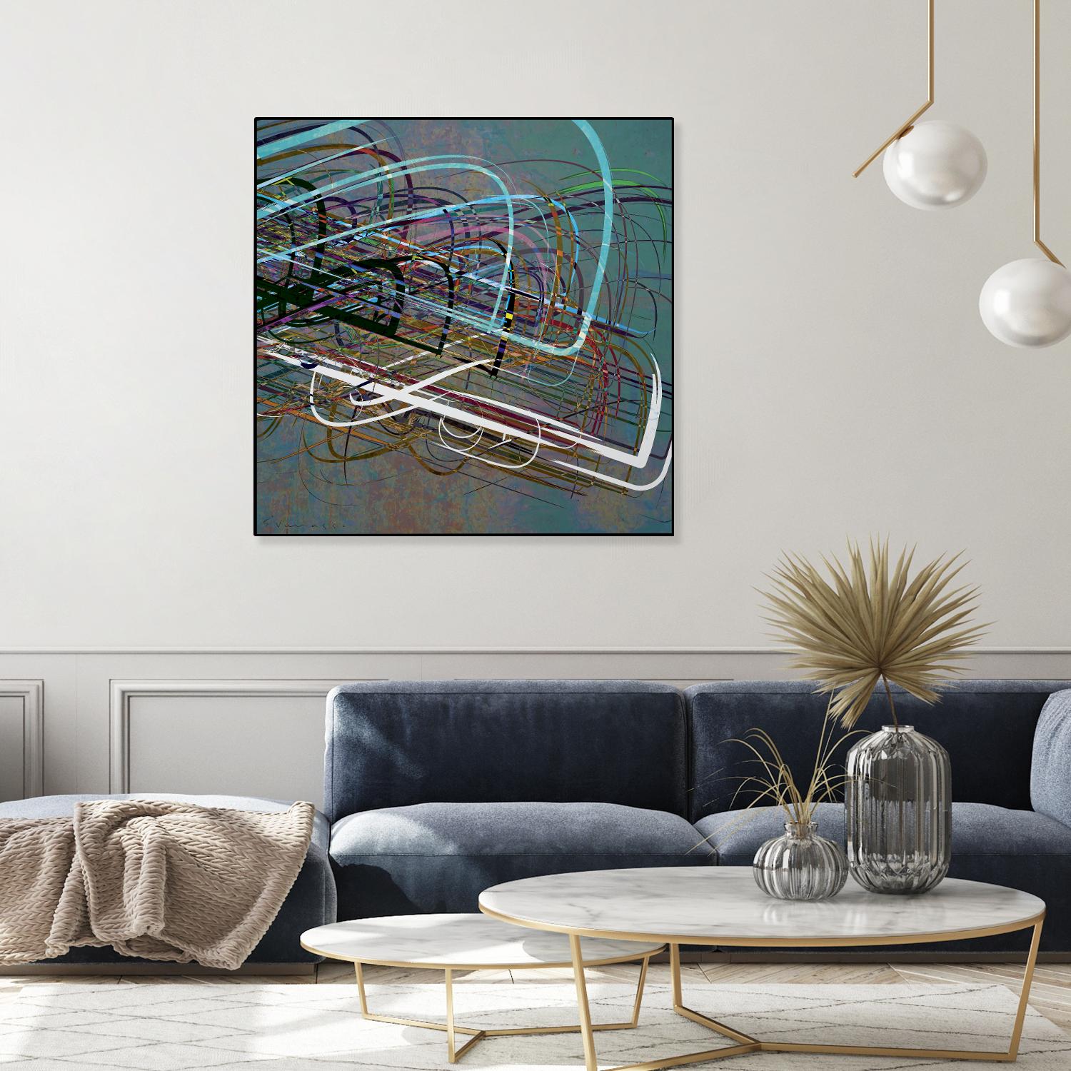 Electrical Currents III by Enrico Varrasso on GIANT ART - black abstract