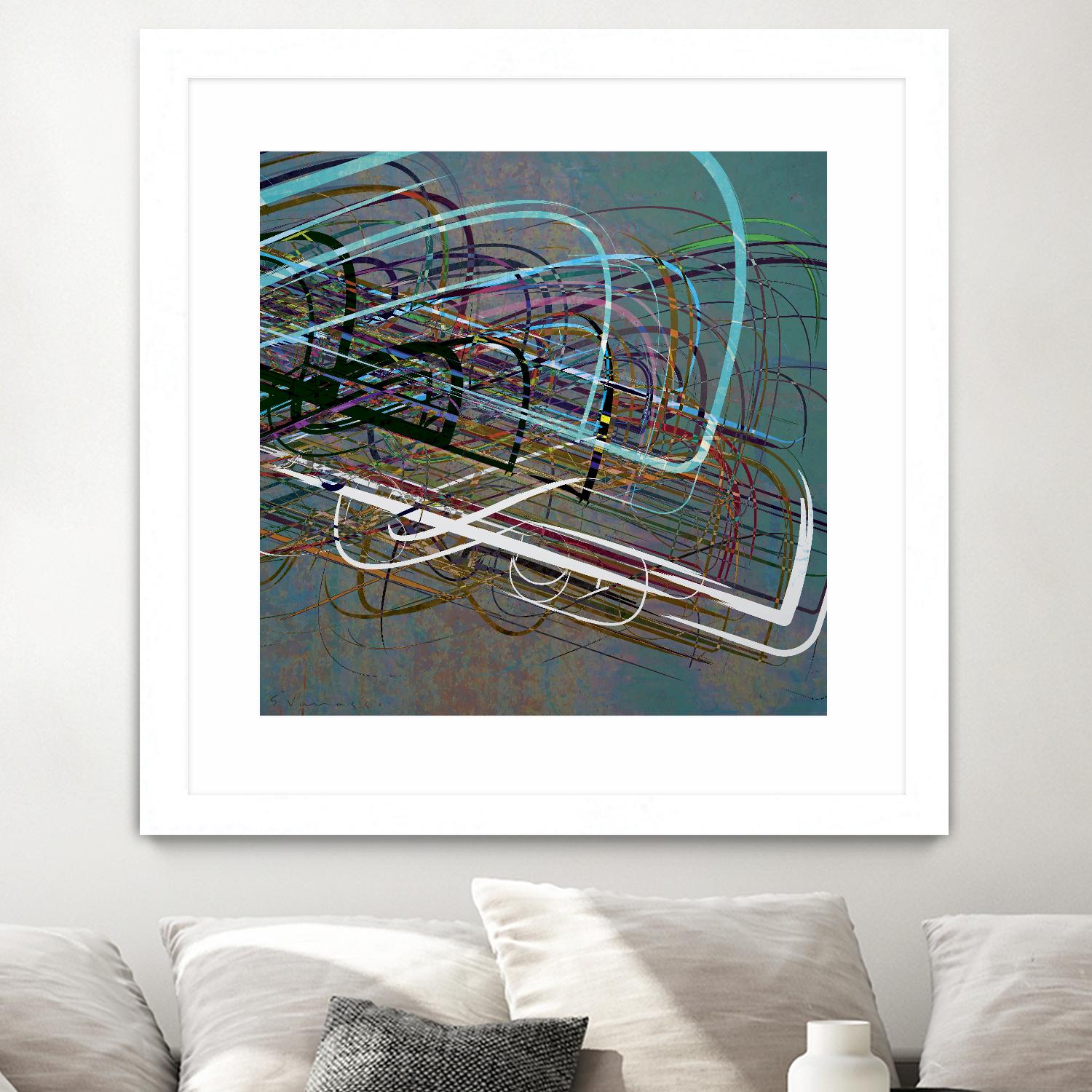 Electrical Currents III by Enrico Varrasso on GIANT ART - black abstract