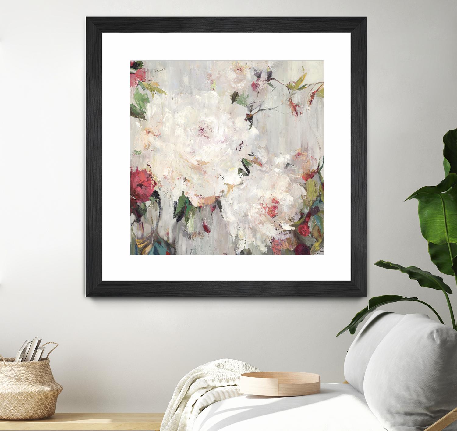Big Bouquette III by Ella K on GIANT ART - red floral