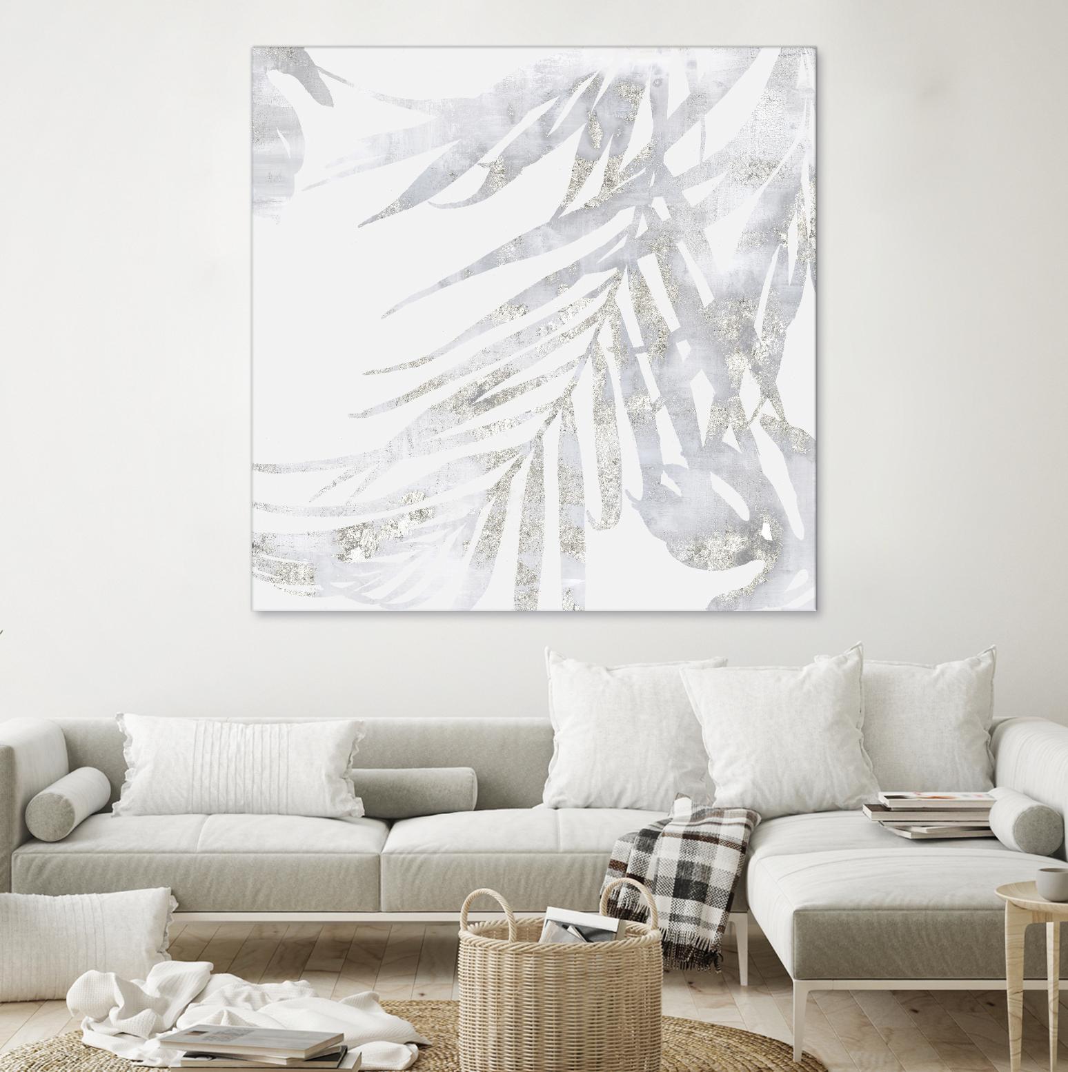 Faded Leaves II by Eva Watts on GIANT ART - grey botany