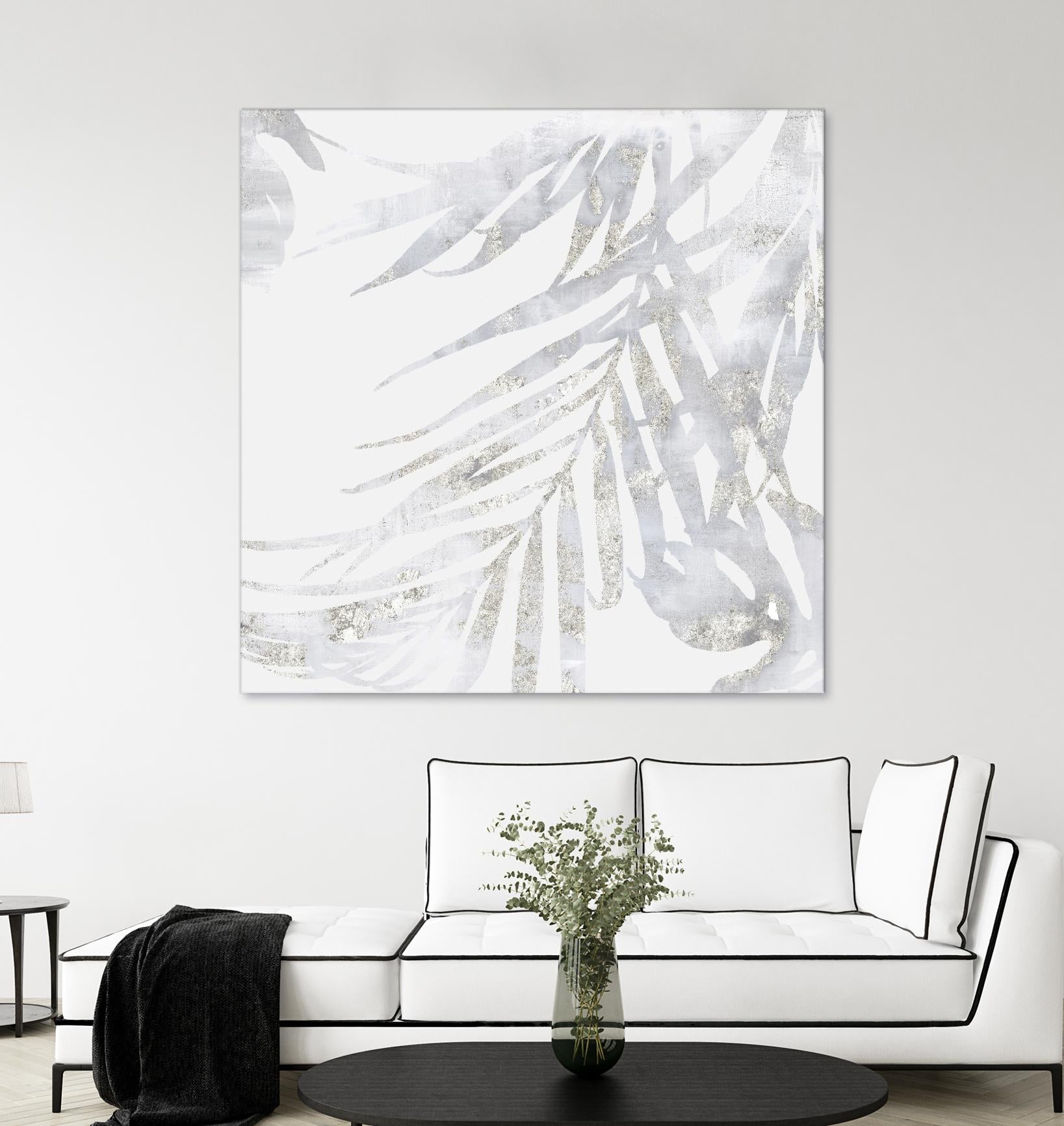 Faded Leaves II by Eva Watts on GIANT ART - grey botany