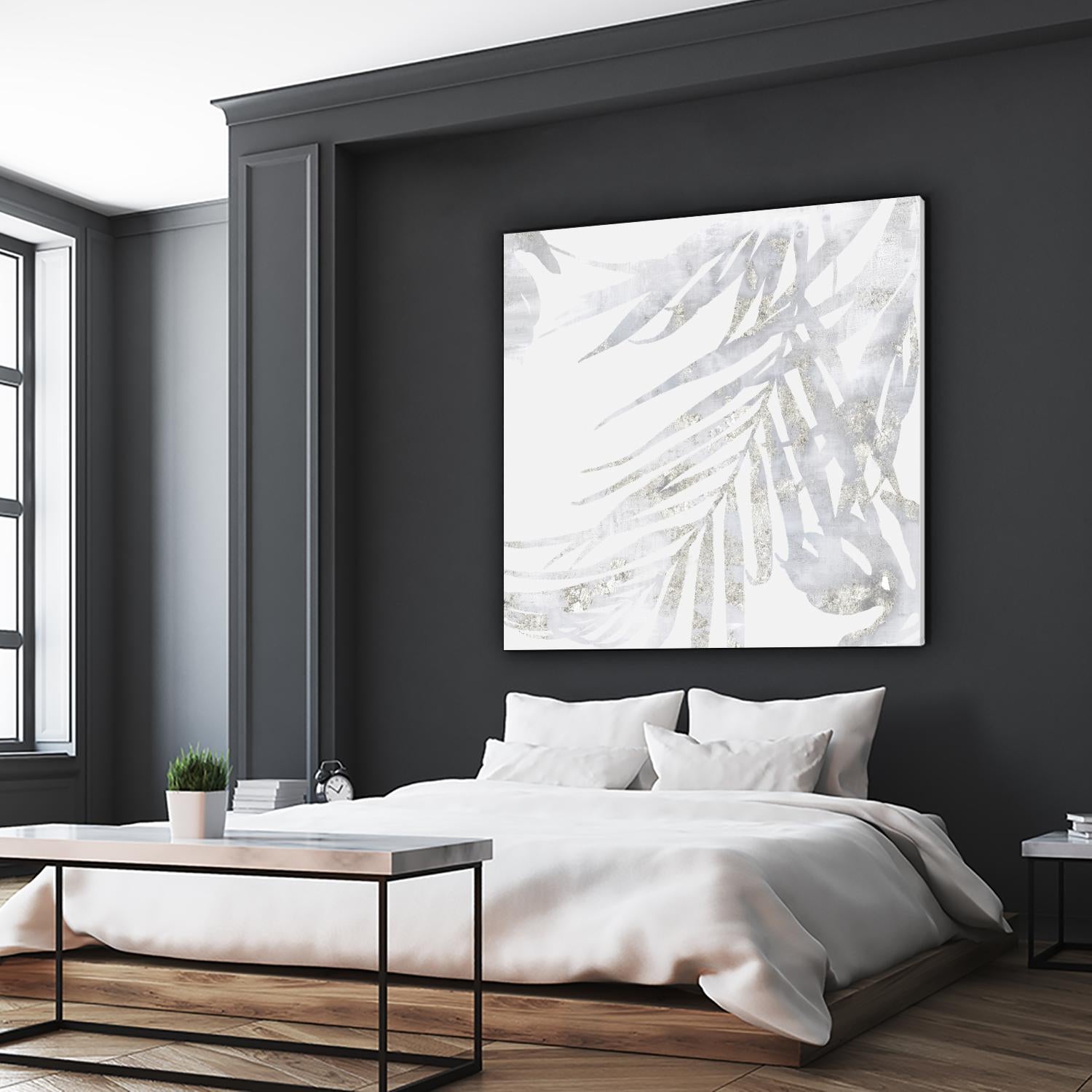 Faded Leaves II by Eva Watts on GIANT ART - grey botany