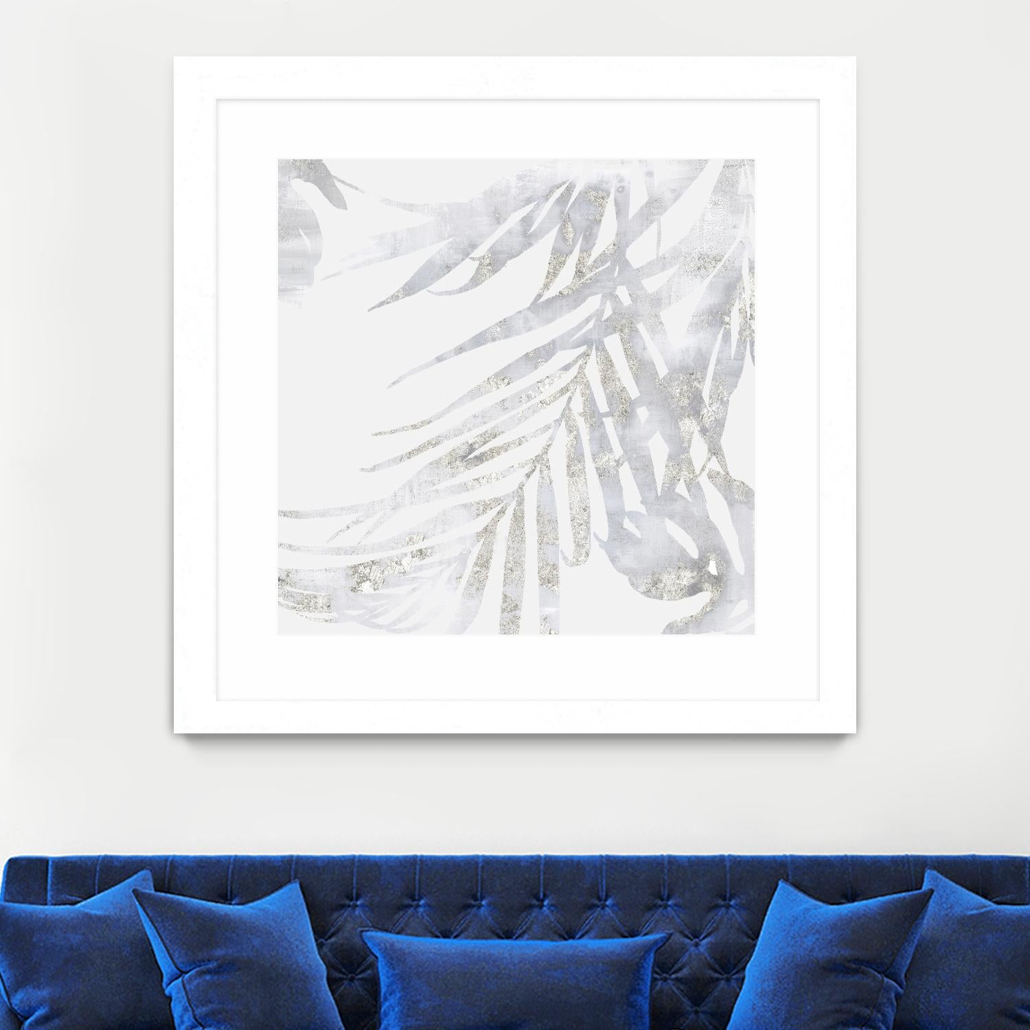 Faded Leaves II by Eva Watts on GIANT ART - grey botany