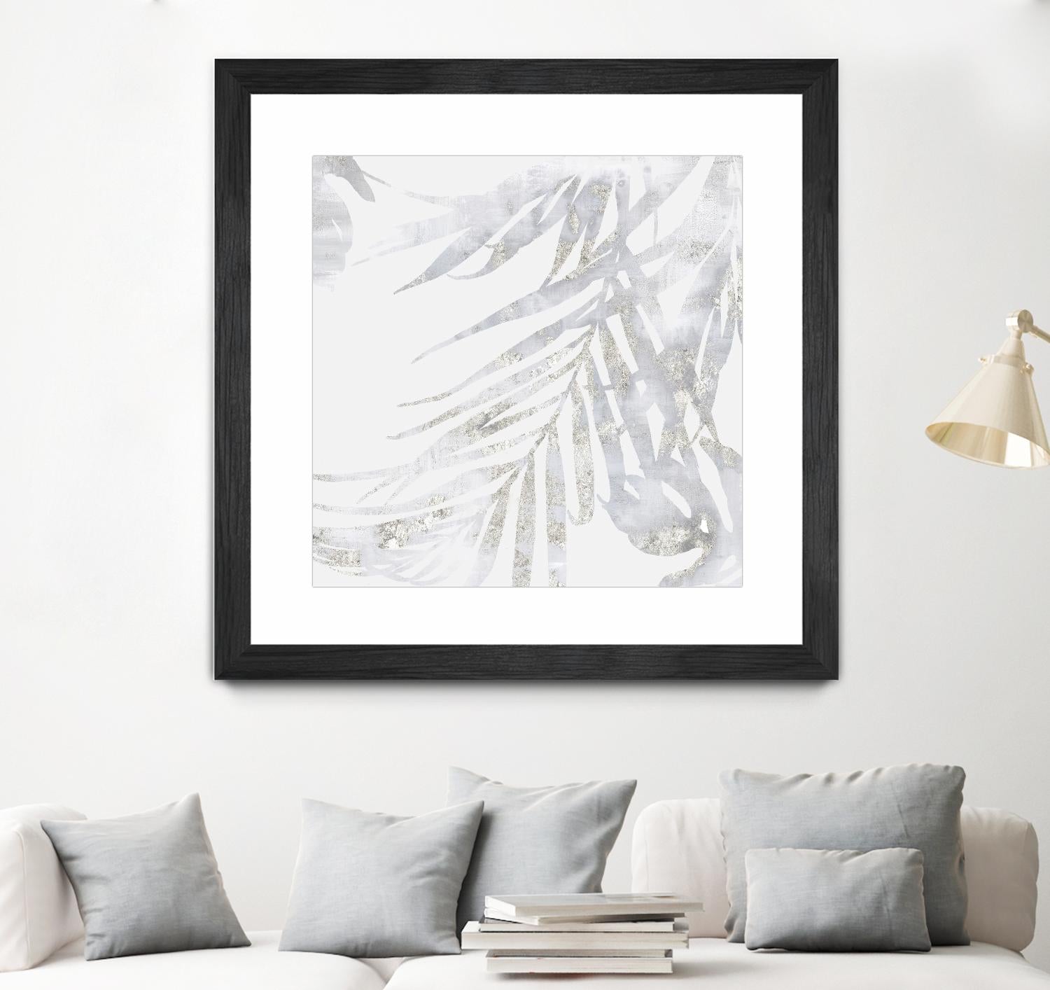 Faded Leaves II by Eva Watts on GIANT ART - grey botany