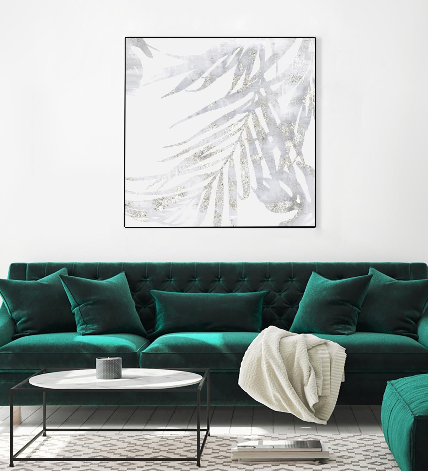Faded Leaves II by Eva Watts on GIANT ART - grey botany