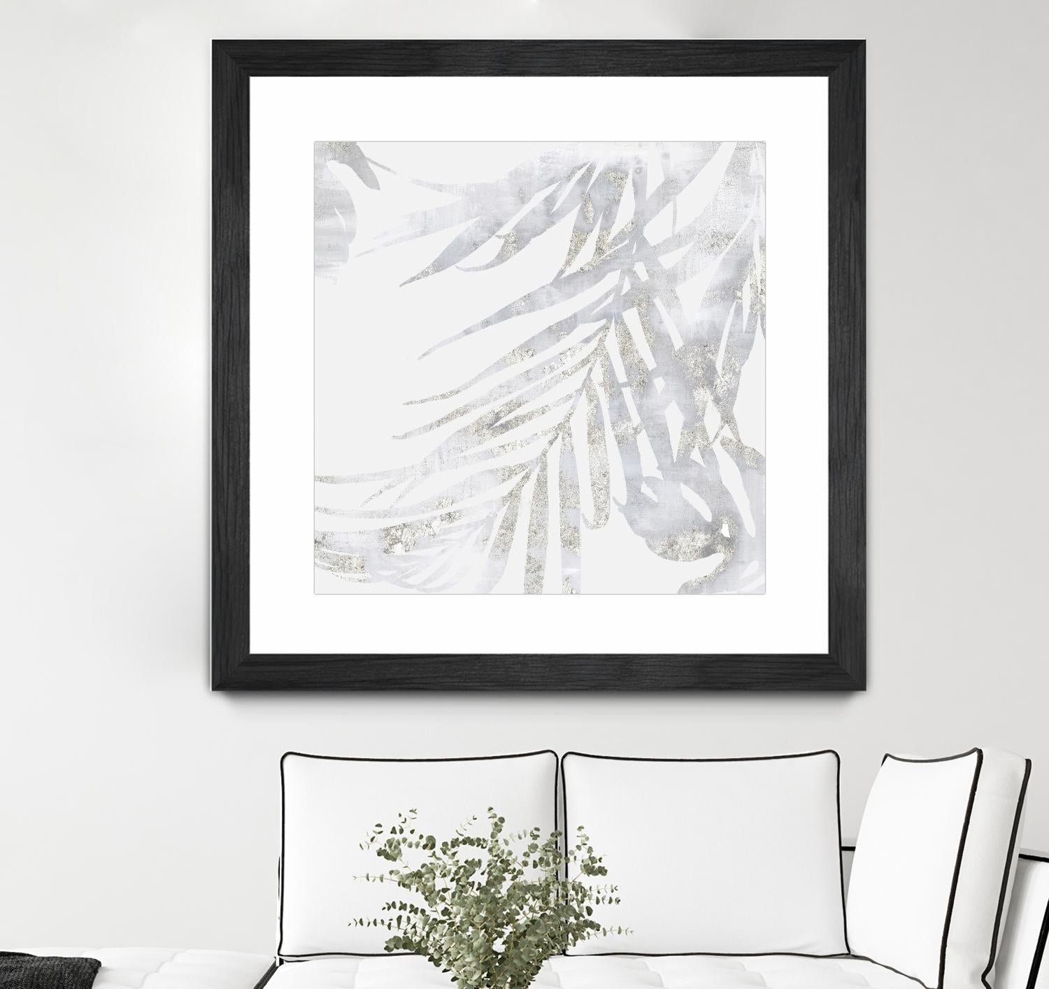 Faded Leaves II by Eva Watts on GIANT ART - grey botany