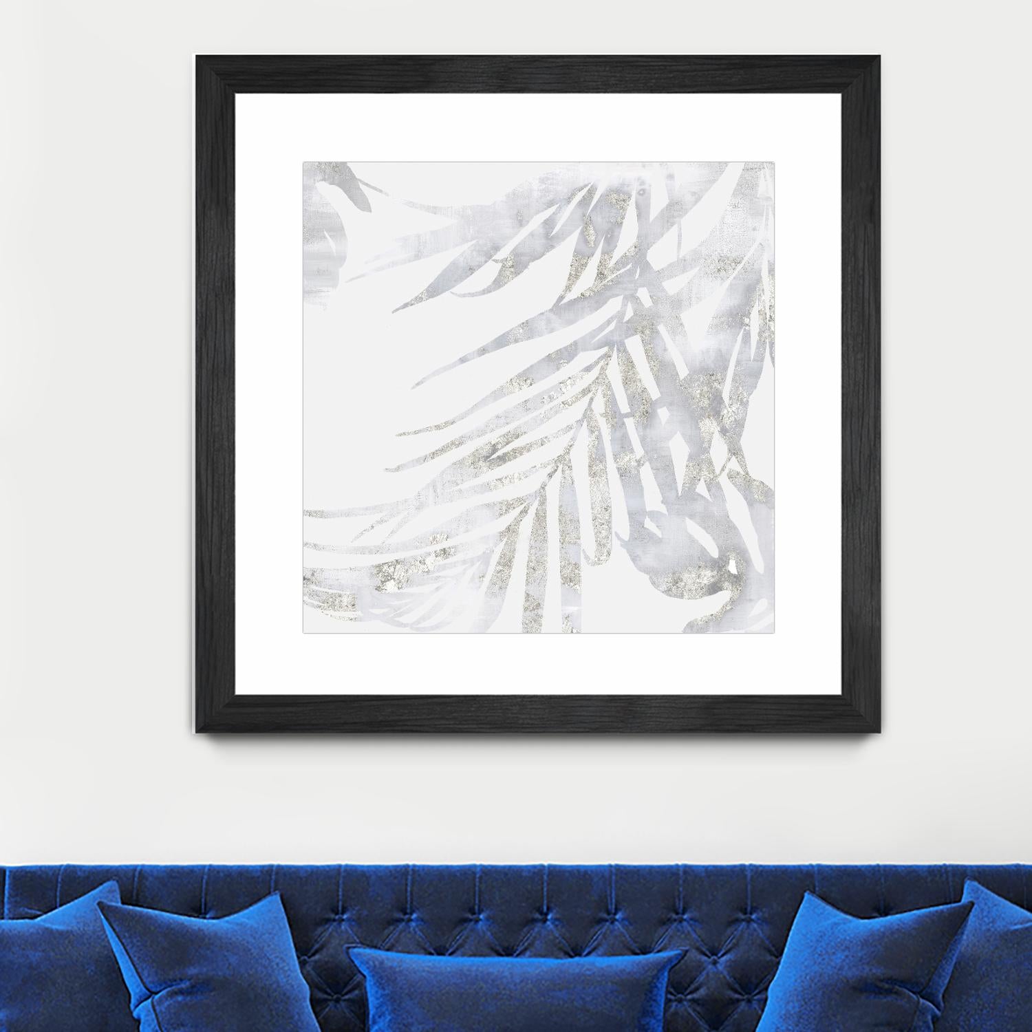 Faded Leaves II by Eva Watts on GIANT ART - grey botany
