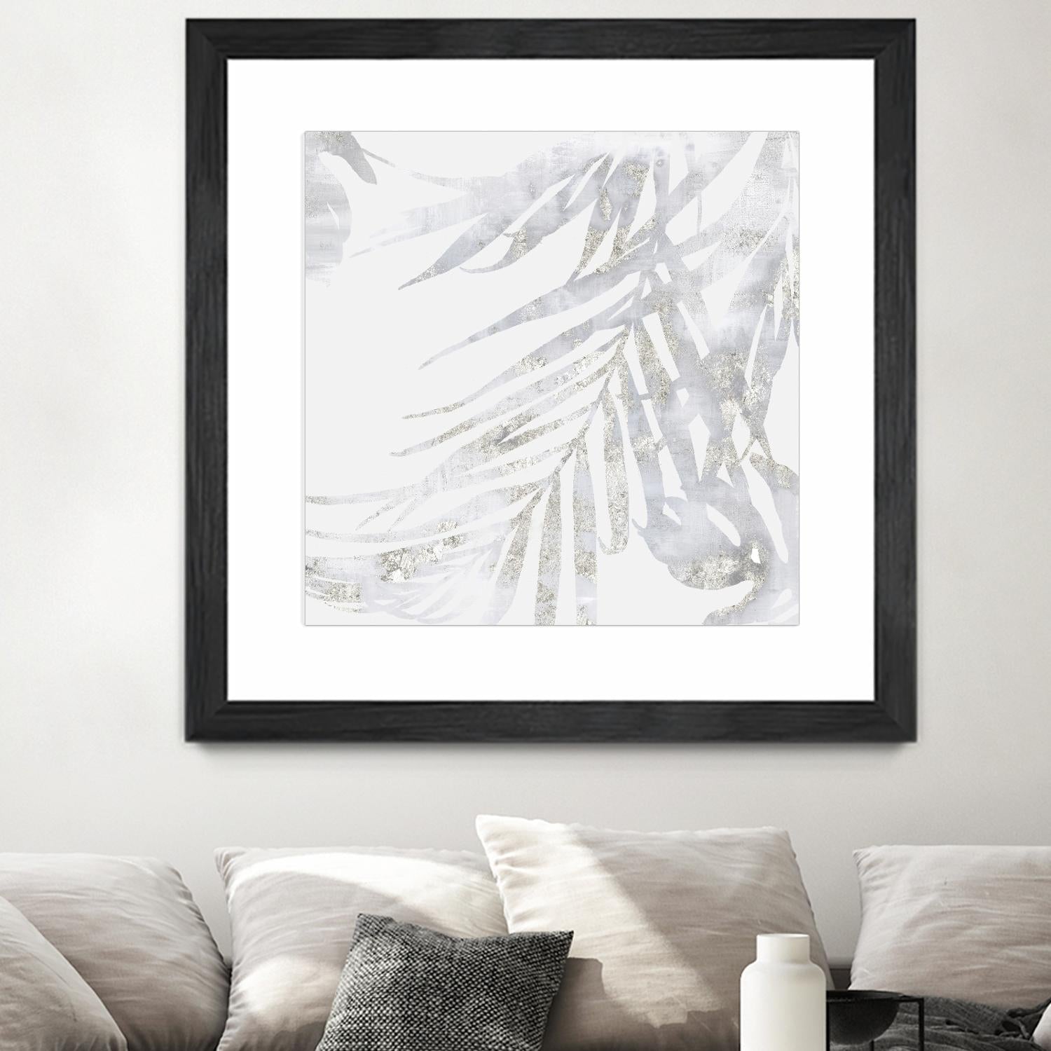 Faded Leaves II by Eva Watts on GIANT ART - grey botany