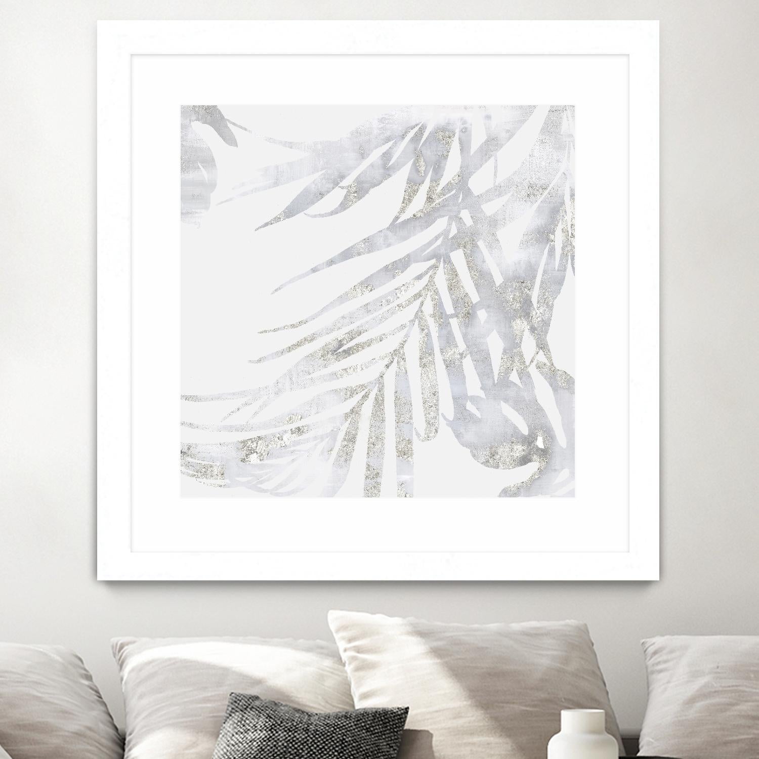 Faded Leaves II by Eva Watts on GIANT ART - grey botany