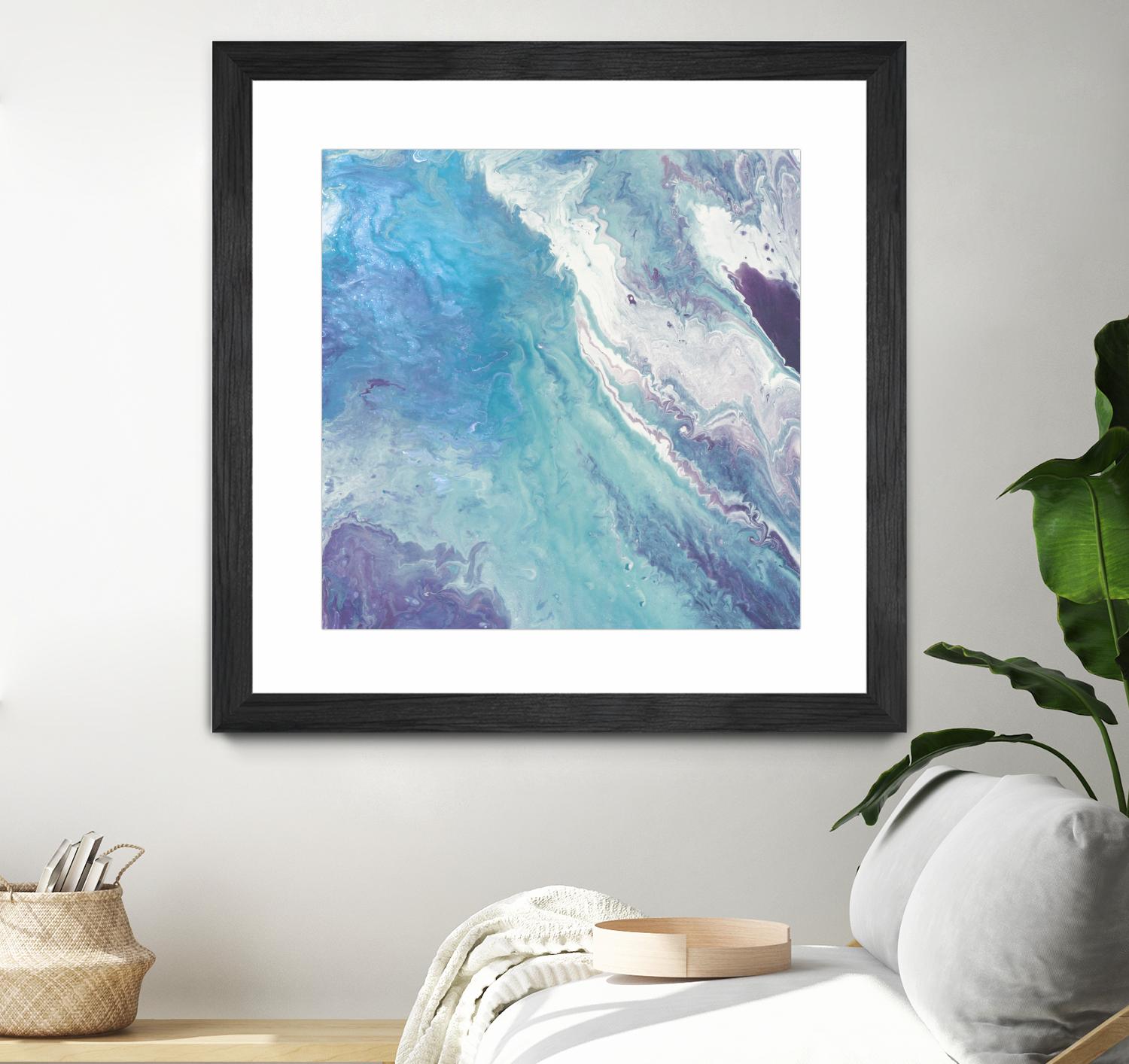 Water From Above II by Eva Watts on GIANT ART - white abstract