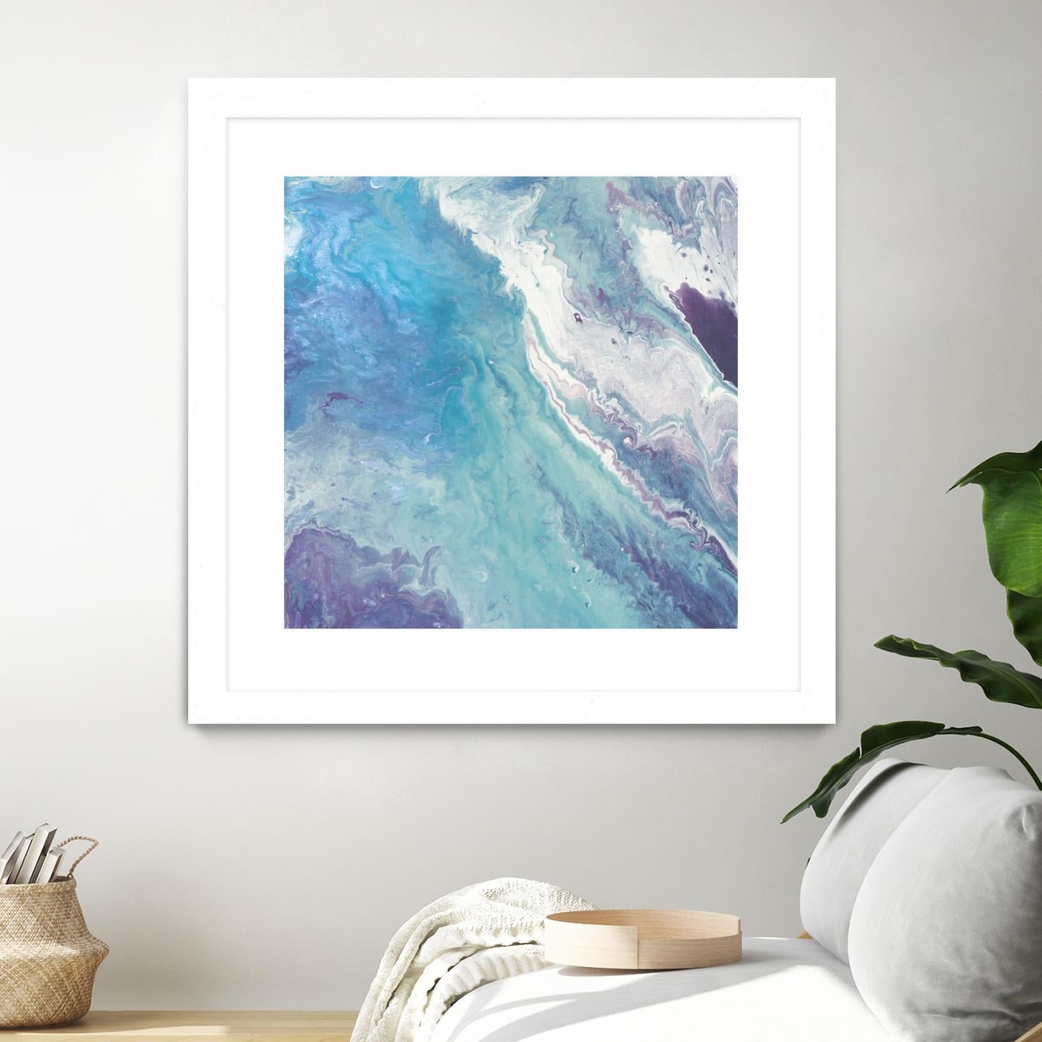 Water From Above II by Eva Watts on GIANT ART - white abstract