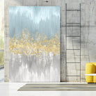 Neutral Wave Lenghts III by Eva Watts on GIANT ART - gold abstract