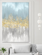 Neutral Wave Lenghts III by Eva Watts on GIANT ART - gold abstract