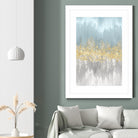 Neutral Wave Lenghts III by Eva Watts on GIANT ART - gold abstract