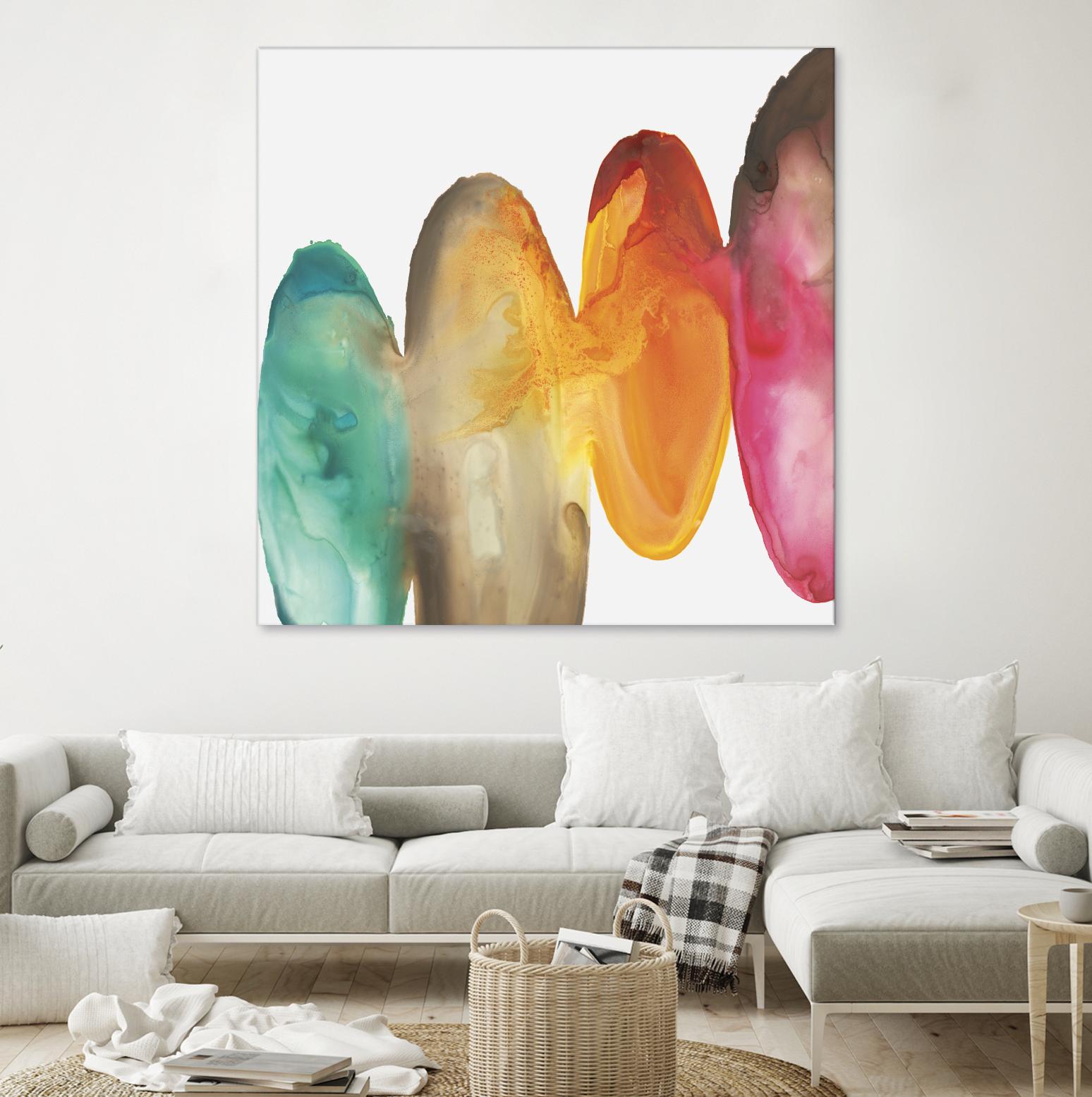 Bound I by Eva Watts on GIANT ART - orange abstract