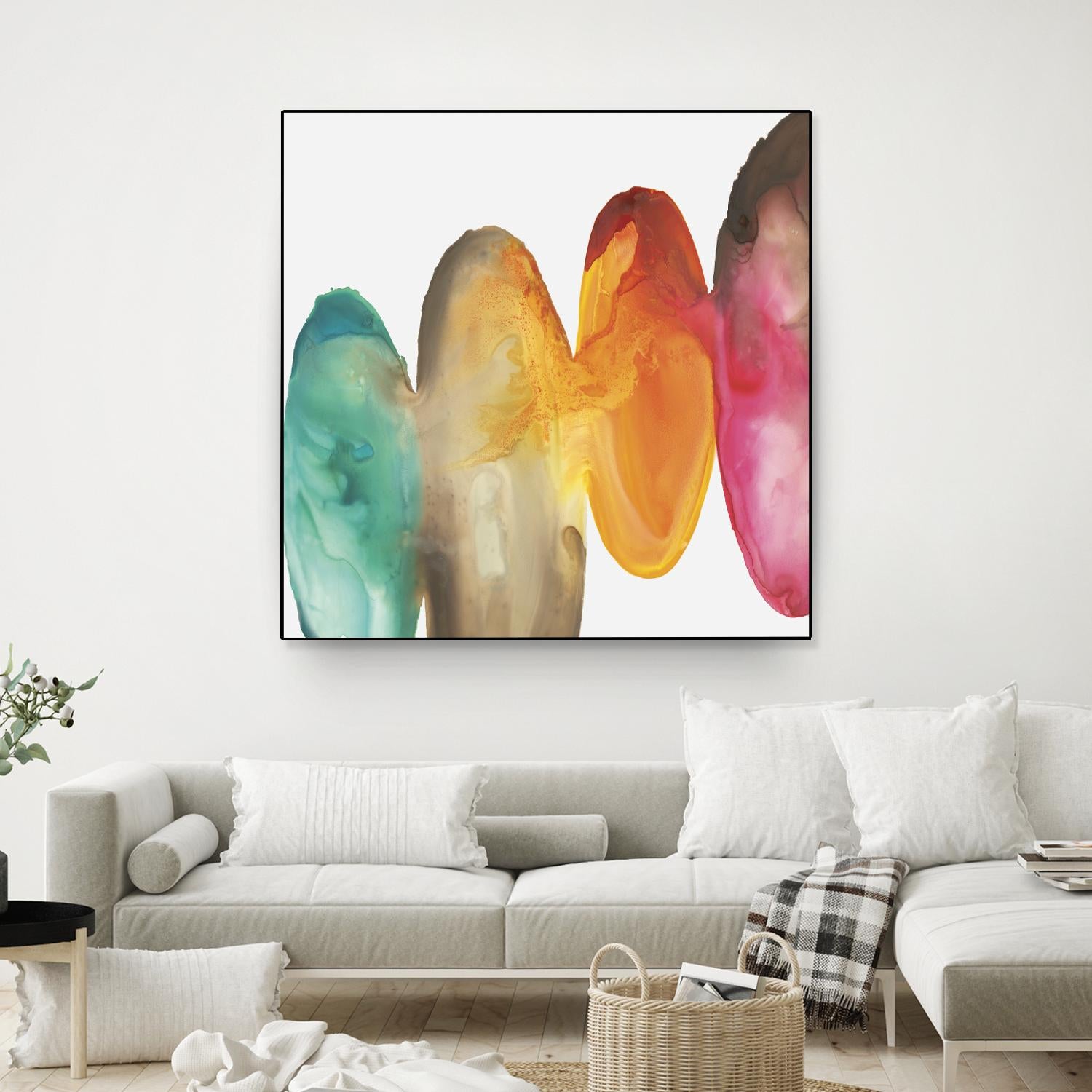 Bound I by Eva Watts on GIANT ART - orange abstract