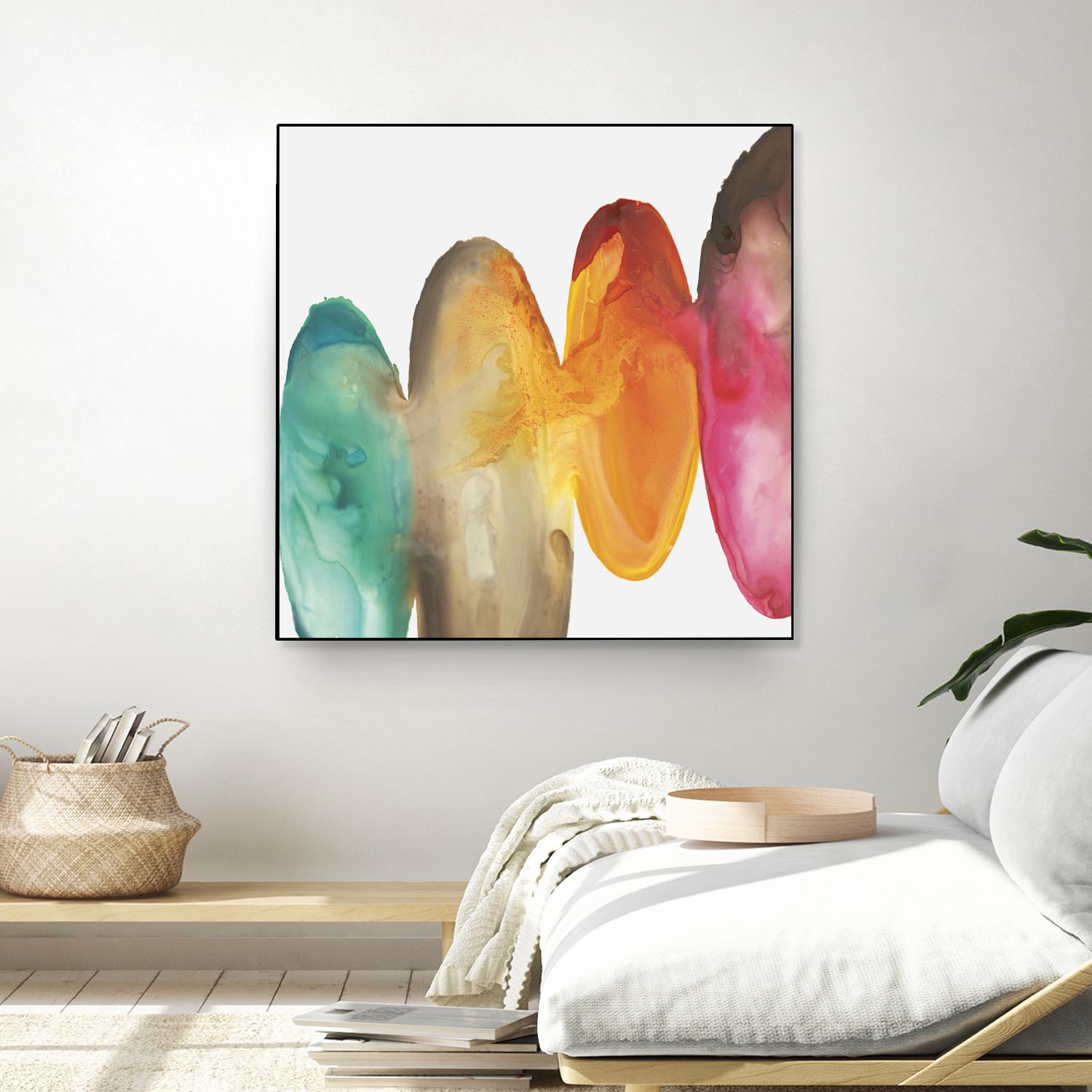 Bound I by Eva Watts on GIANT ART - orange abstract