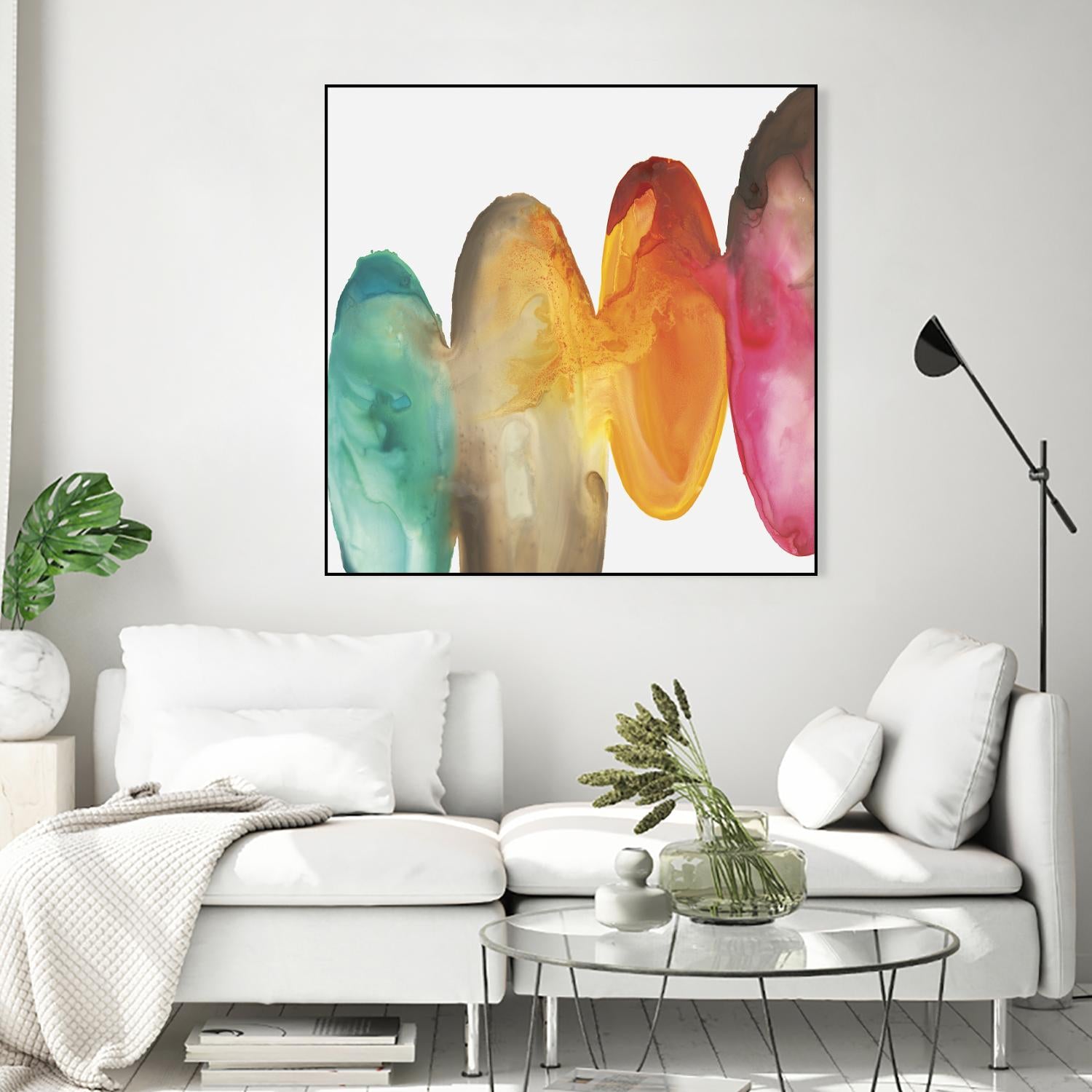 Bound I by Eva Watts on GIANT ART - orange abstract