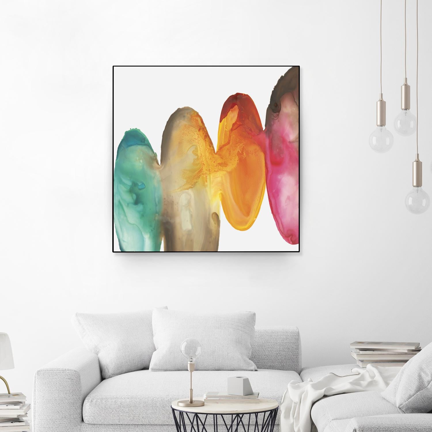 Bound I by Eva Watts on GIANT ART - orange abstract