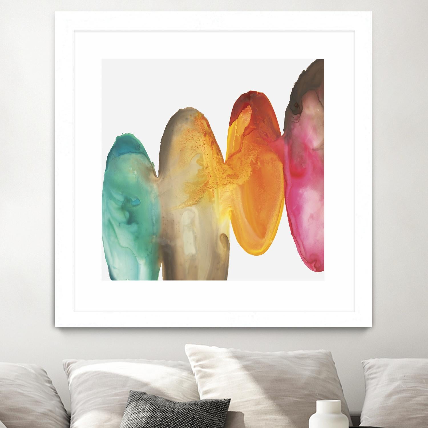 Bound I by Eva Watts on GIANT ART - orange abstract