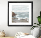Beautiful Bay by Eva Watts on GIANT ART - blue abstract vacation