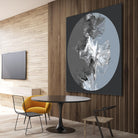 Centered Composed II by Eva Watts on GIANT ART - gray shapes round