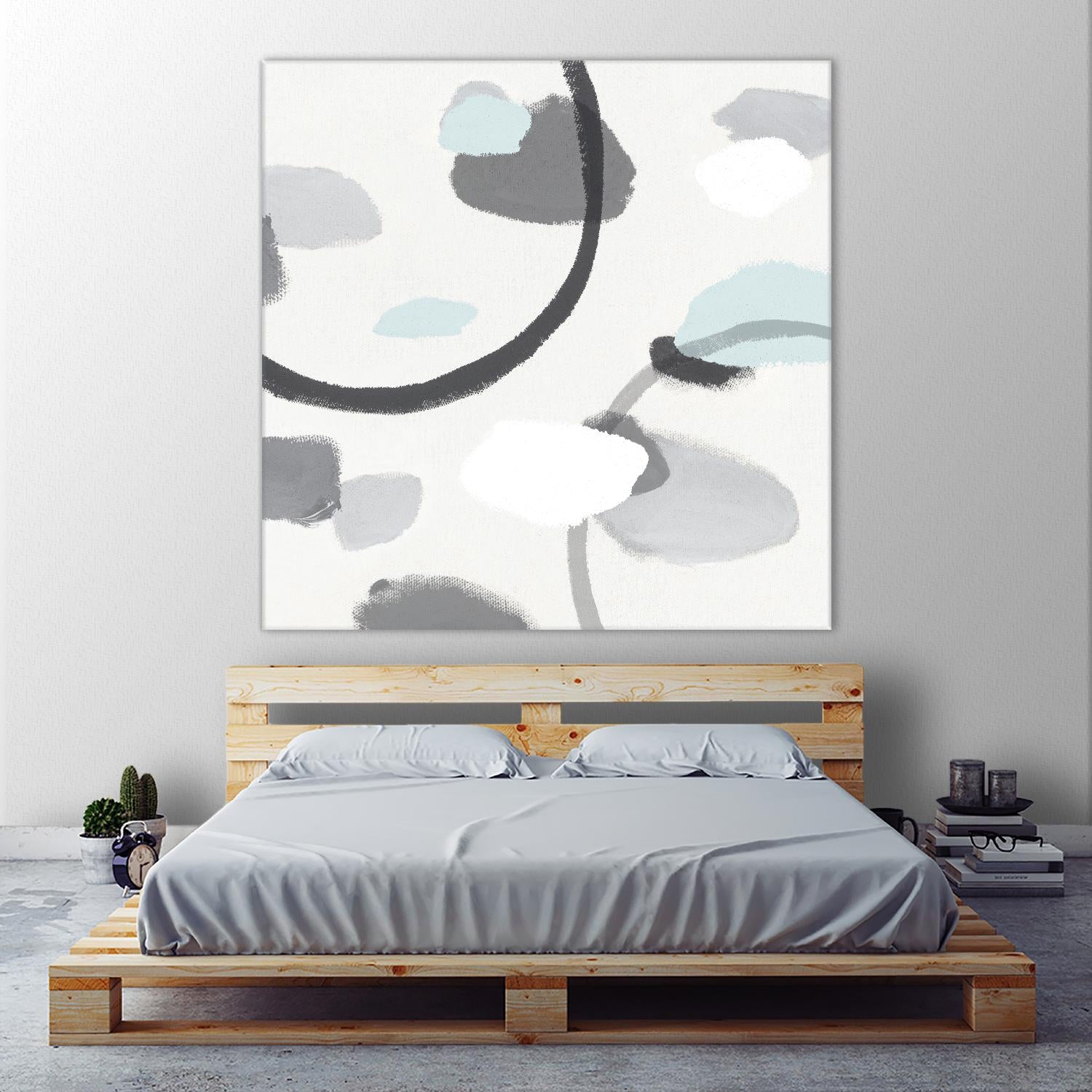 Grey I by Isabelle Z on GIANT ART - grey abstract