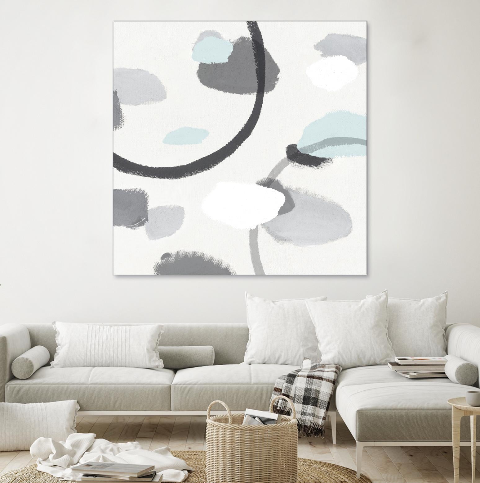 Grey I by Isabelle Z on GIANT ART - grey abstract