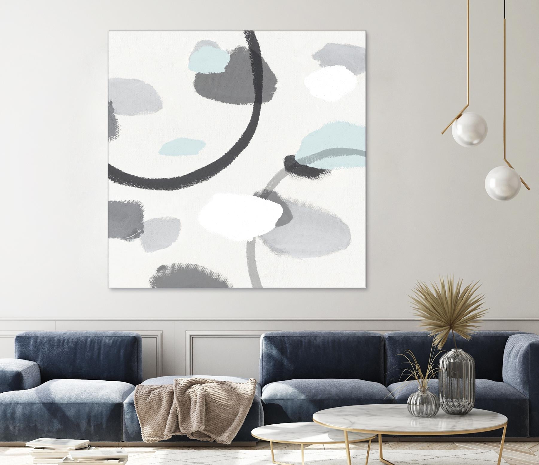 Grey I by Isabelle Z on GIANT ART - grey abstract