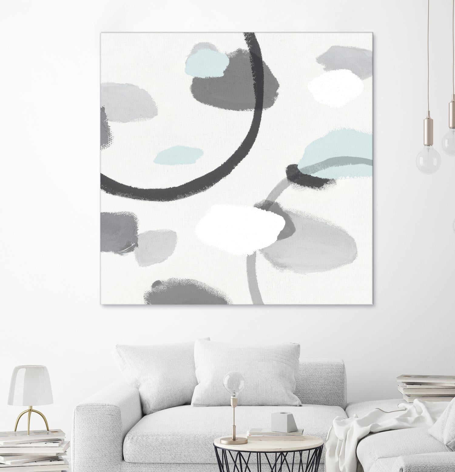 Grey I by Isabelle Z on GIANT ART - grey abstract