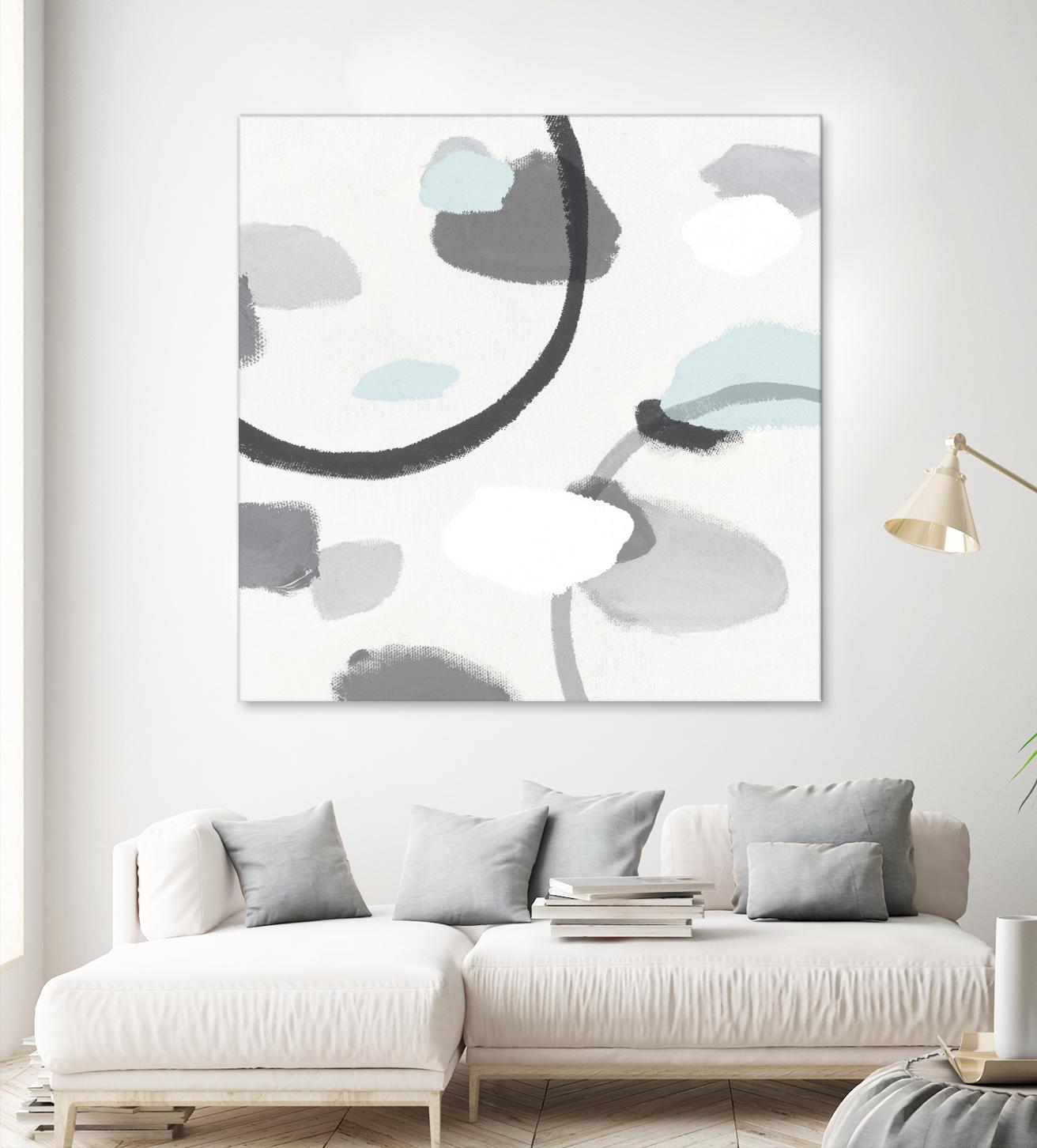 Grey I by Isabelle Z on GIANT ART - grey abstract