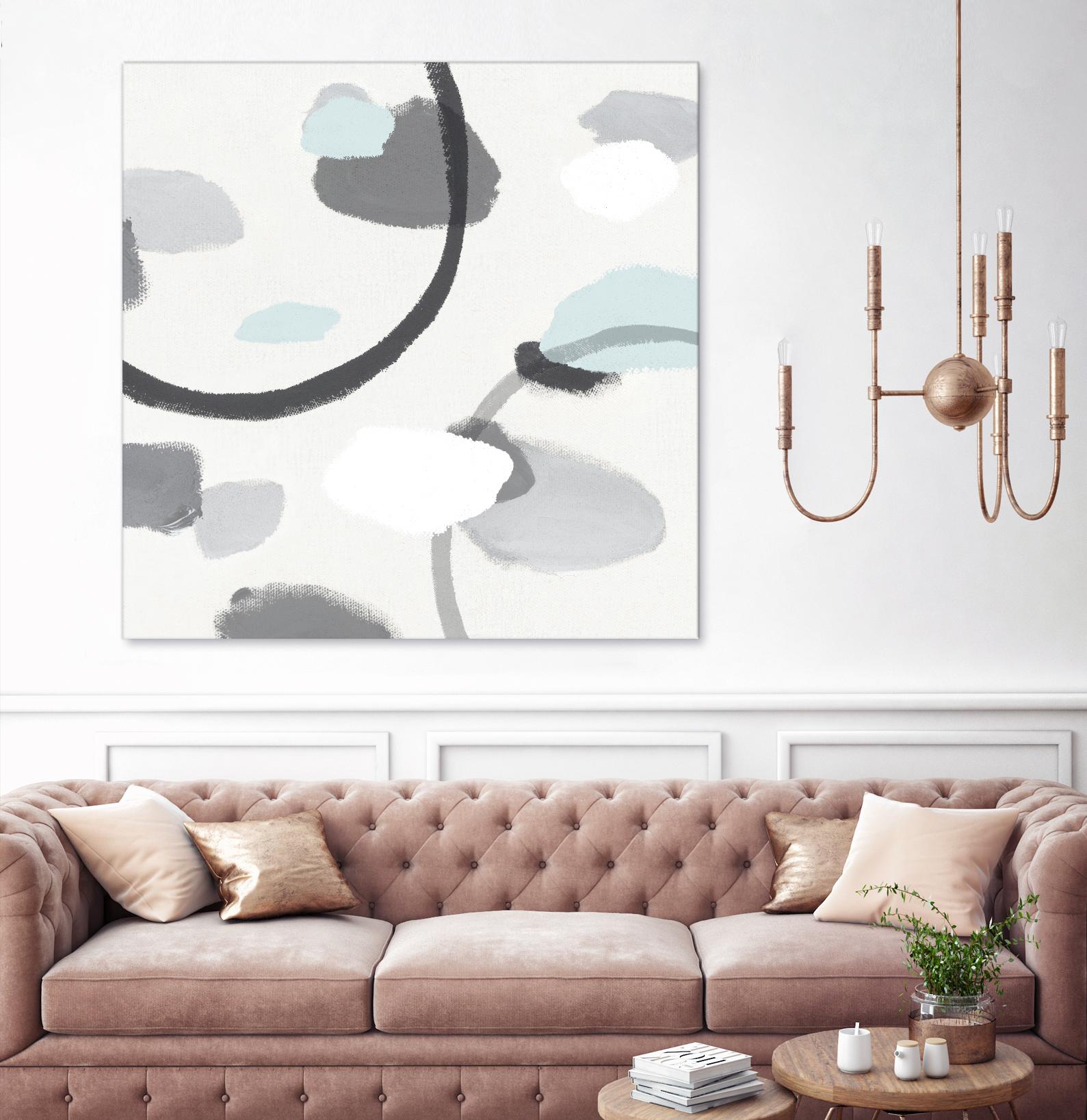 Grey I by Isabelle Z on GIANT ART - grey abstract