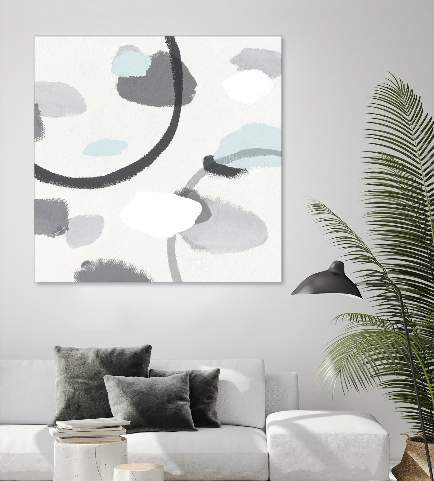 Grey I by Isabelle Z on GIANT ART - grey abstract