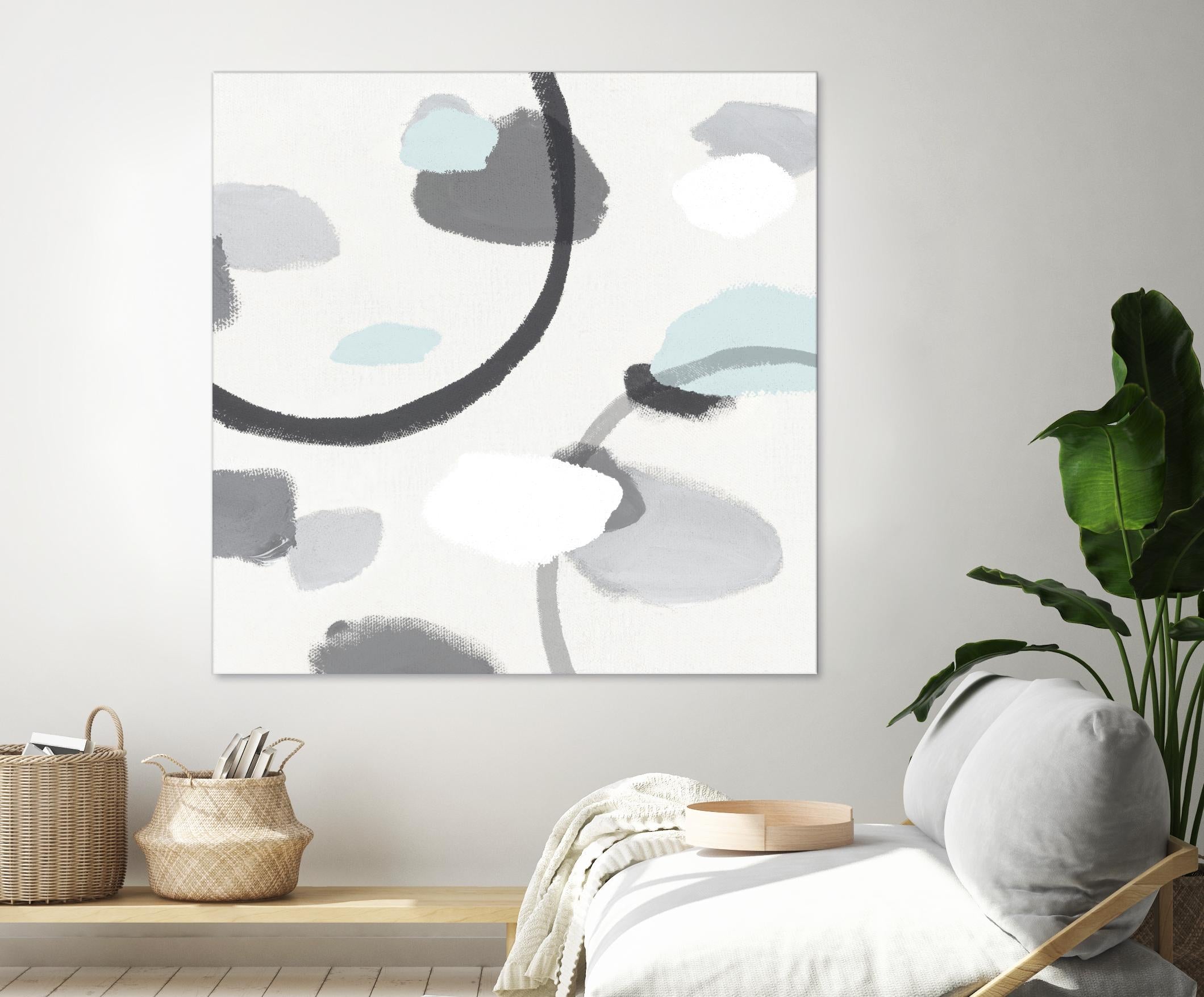Grey I by Isabelle Z on GIANT ART - grey abstract