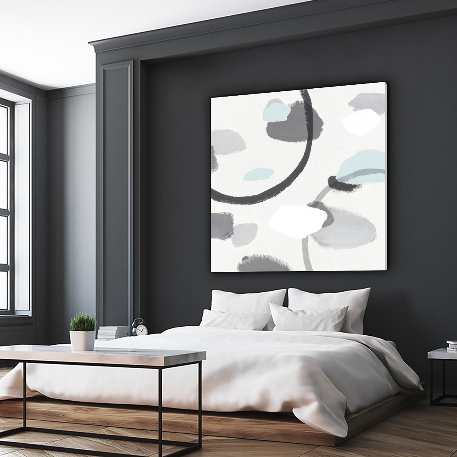 Grey I by Isabelle Z on GIANT ART - grey abstract