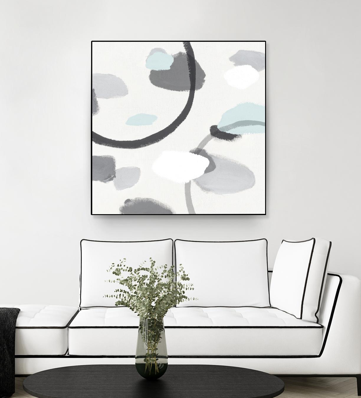 Grey I by Isabelle Z on GIANT ART - grey abstract