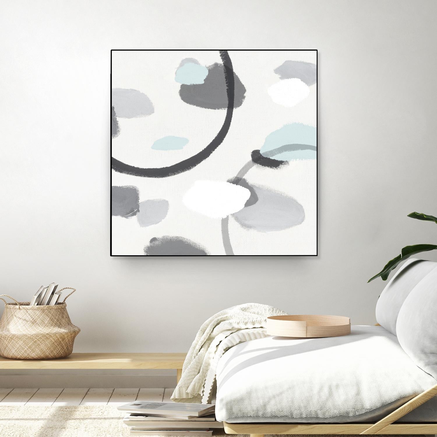 Grey I by Isabelle Z on GIANT ART - grey abstract