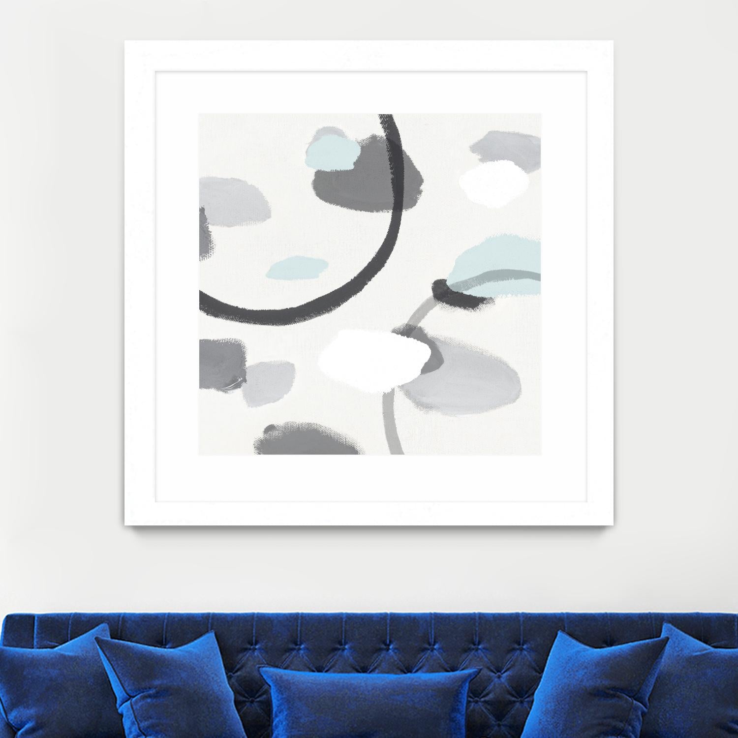 Grey I by Isabelle Z on GIANT ART - grey abstract
