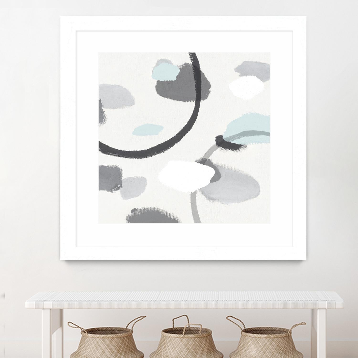 Grey I by Isabelle Z on GIANT ART - grey abstract