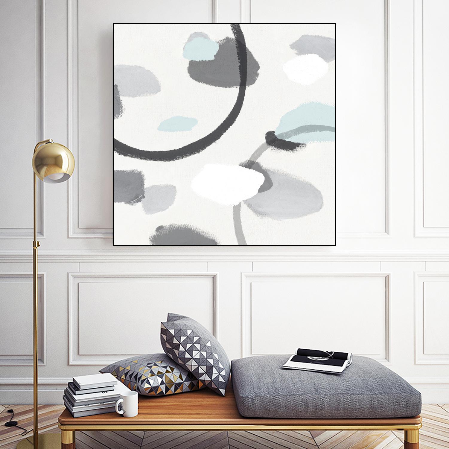 Grey I by Isabelle Z on GIANT ART - grey abstract