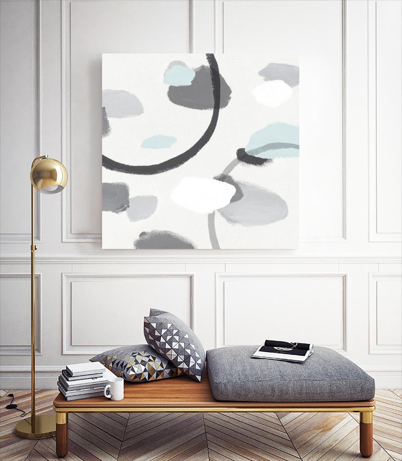 Grey I by Isabelle Z on GIANT ART - grey abstract